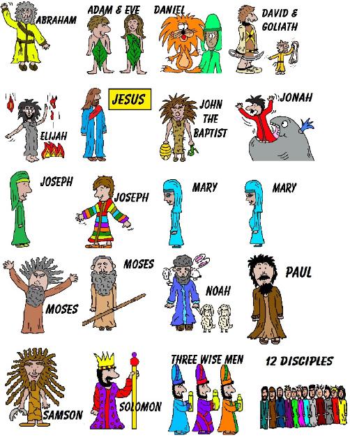 Bible People Clipart